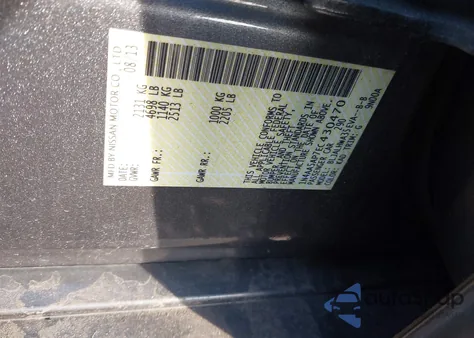 2014 Nissan Maxima 3.5 Sv from USA, damaged, VIN 1N4AA5AP7EC430470